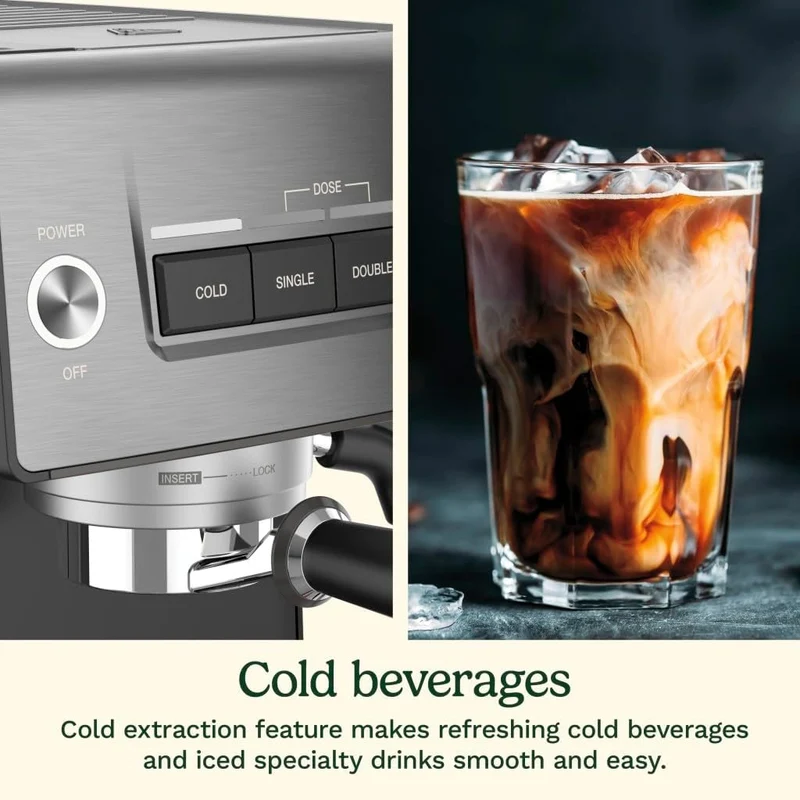 Cuisinart Máquina de Café Espresso Semiautomática Espresso Bar, EM-320