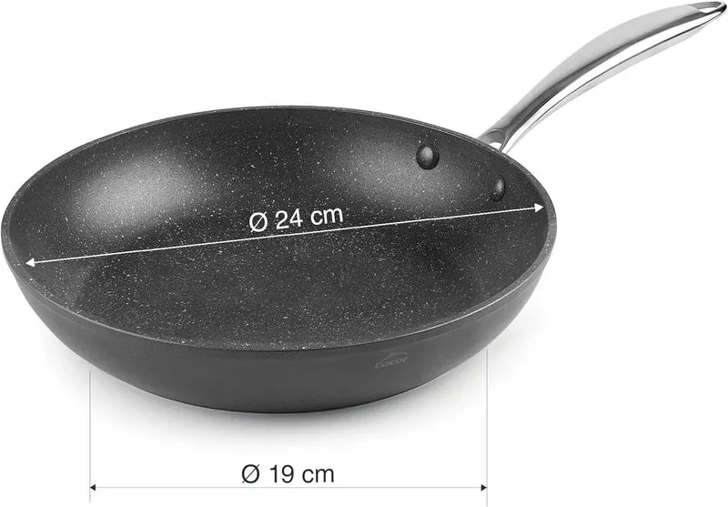 LACOR Sartén Easy Aluminio Forjado 24cm - Modelo 27024