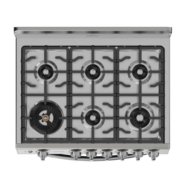 Midea Cocina de Gas 30" Acero Inoxidable, MGS30FS1BIABGF-CA