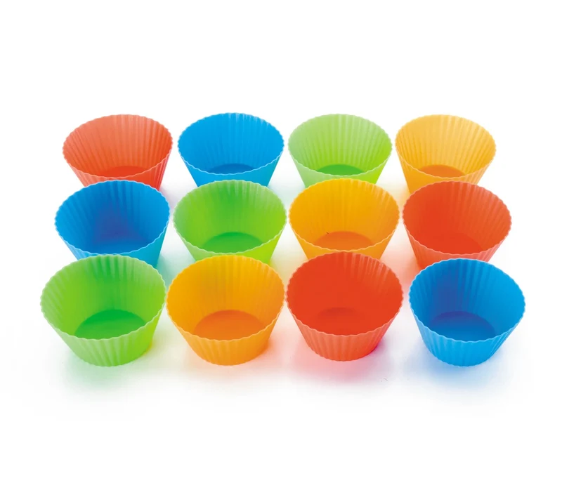 LACOR Set 12 moldes muffin silicona 66745