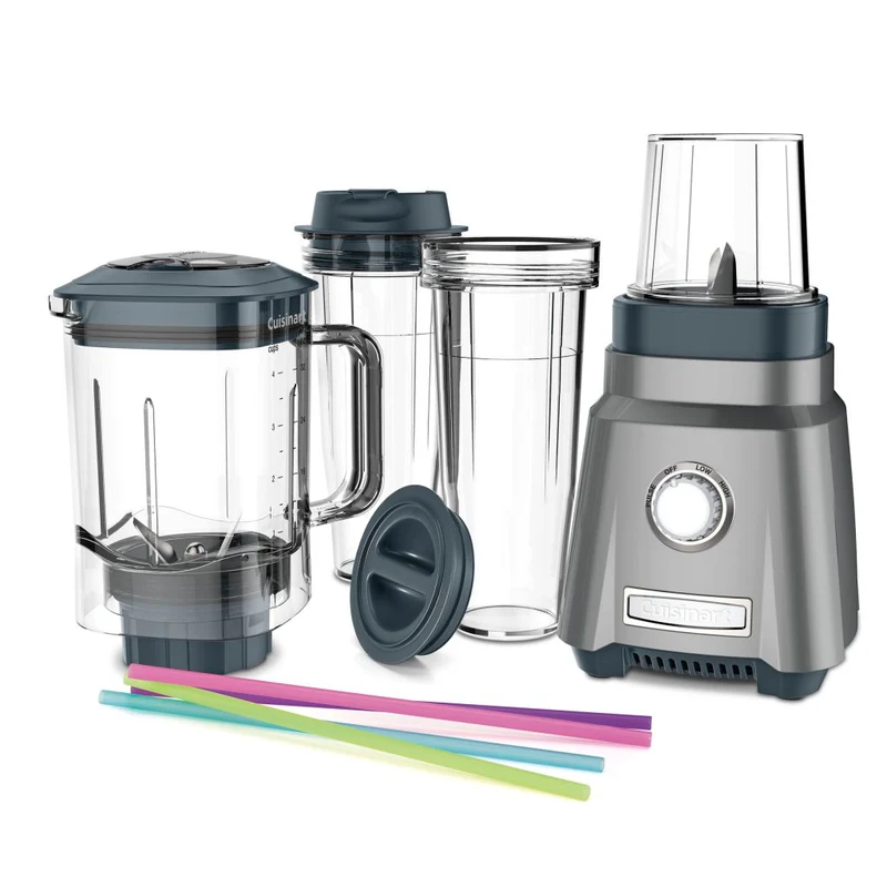 Cuisinart Set Licuadoras Compacta Hurricane (CPB380P1), 8 Piezas