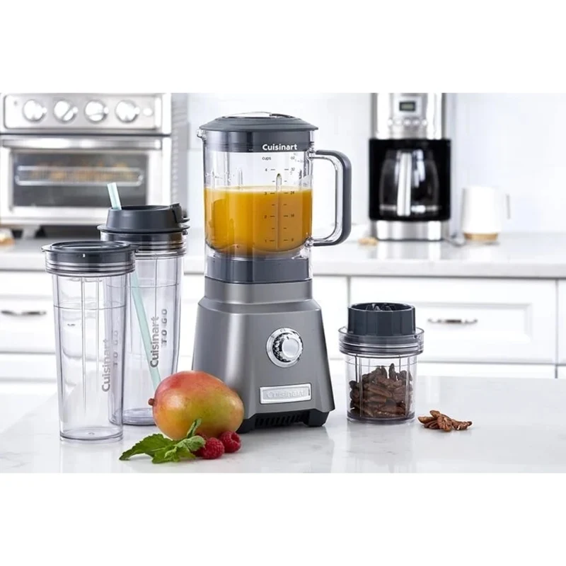 Cuisinart Set Licuadoras Compacta Hurricane (CPB380P1), 8 Piezas