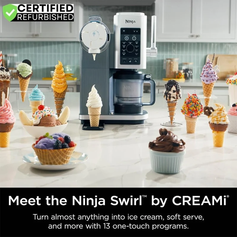 Ninja Máquina para Hacer Helados Scoop & Swirl, NC701