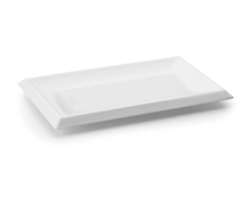 LACOR Bandeja rectangular Angle White Classic 63531