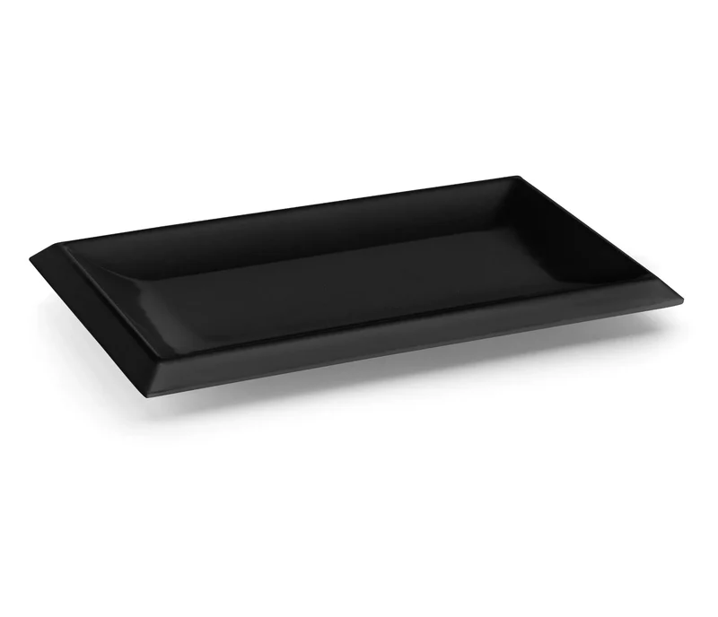 LACOR Bandeja rectangular Angle Black Classic 63541