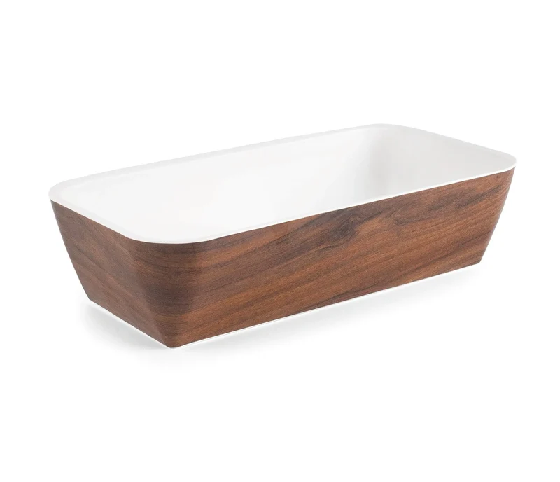 LACOR Bol rectangular Wood 63092