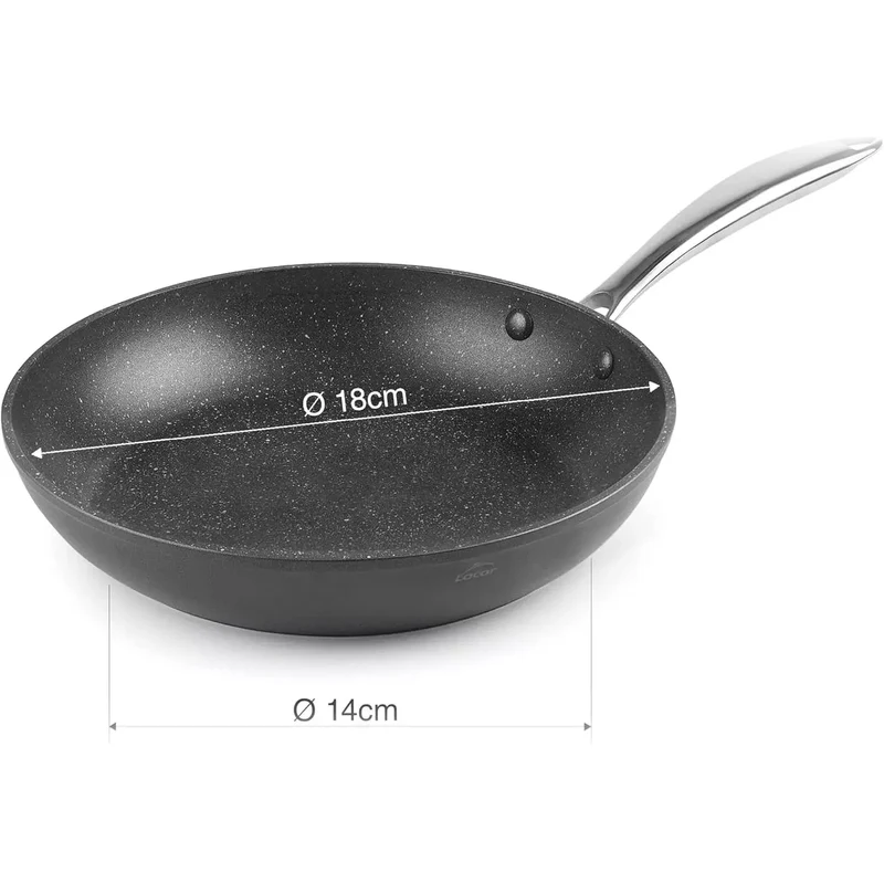 LACOR Sartén Easy Aluminio Forjado 18cm - Modelo 27018