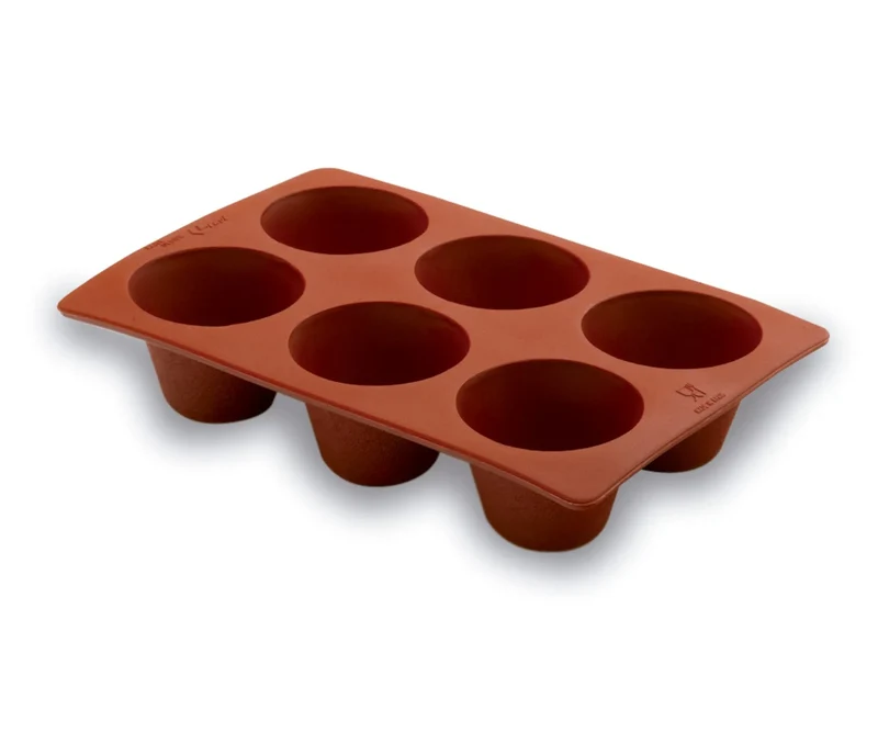 LACOR Molde flan 6 cavidades Pastryflex 66736