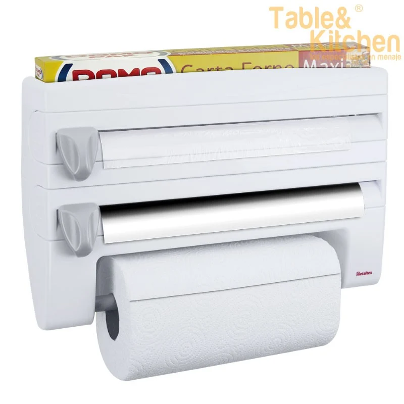 DISPENSADOR 3 ROLLOS DE COCINA ROLL N ROLL