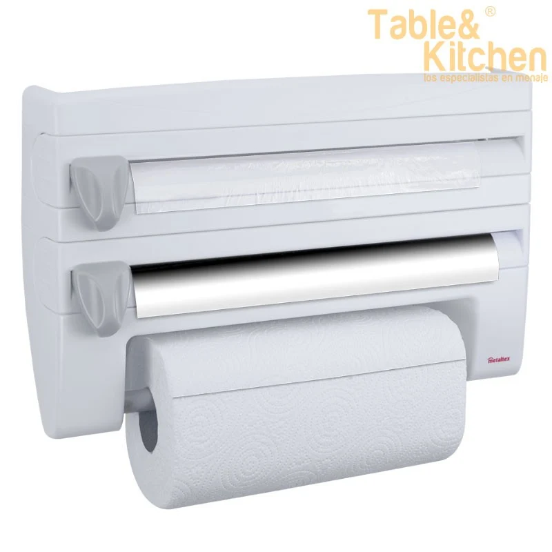 DISPENSADOR 3 ROLLOS DE COCINA ROLL N ROLL