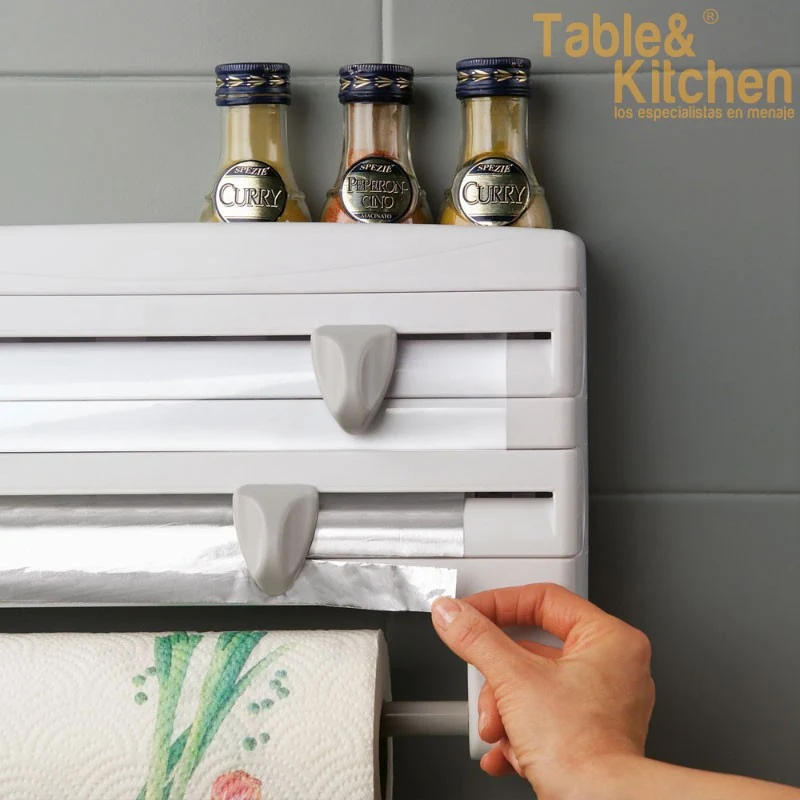 DISPENSADOR 3 ROLLOS DE COCINA ROLL N ROLL