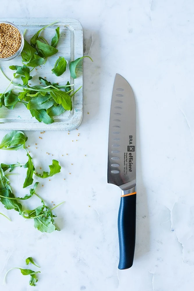 CUCHILLO SANTOKU 180MM SERIE EFFICIENT BRA