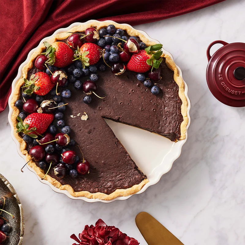 Molde cerámico para tartas y quiches Le Creuset