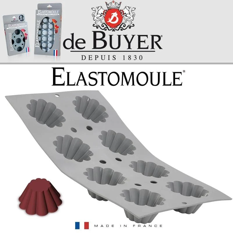 Molde para flanes y bizcochos Elastomule De Buyer