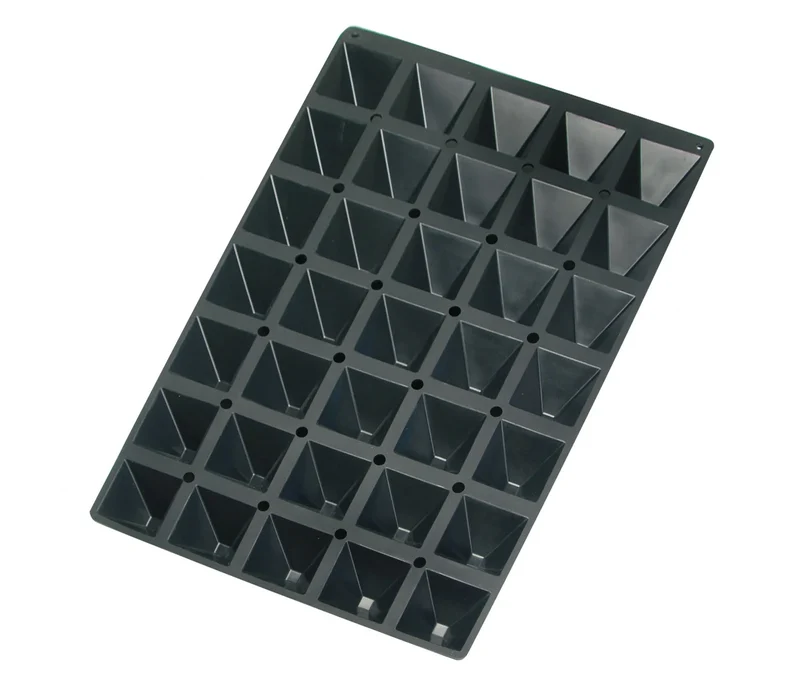 LACOR Molde pirámide 35 cavidades Black 66768