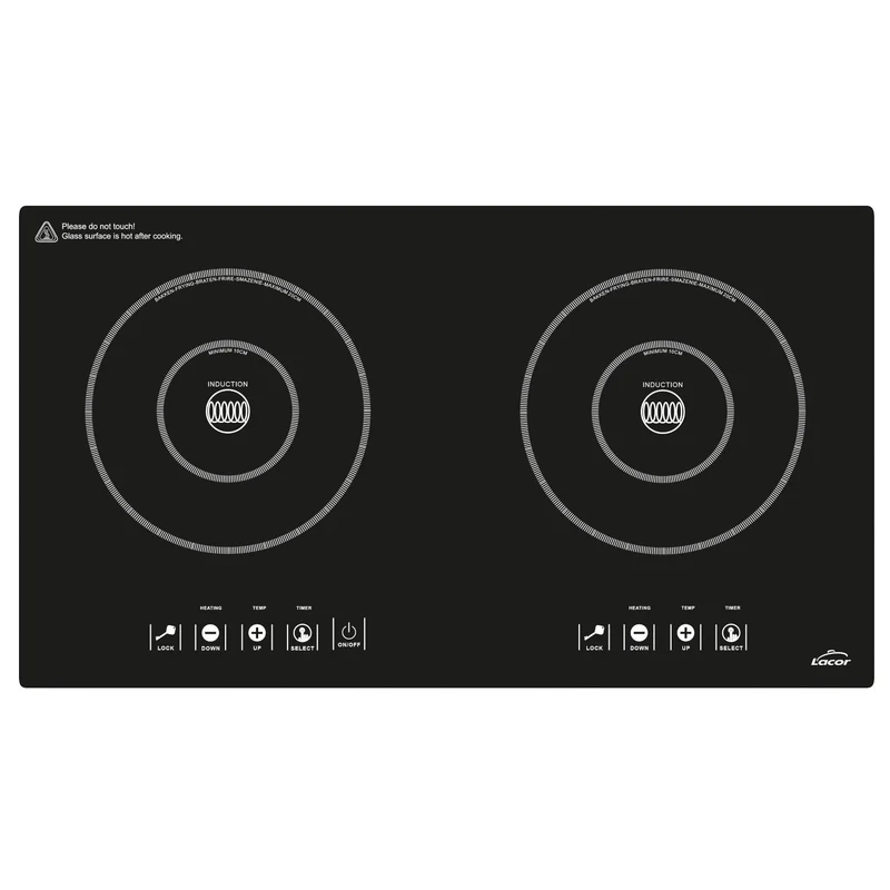 LACOR Placa de inducción horizontal Dual 69333