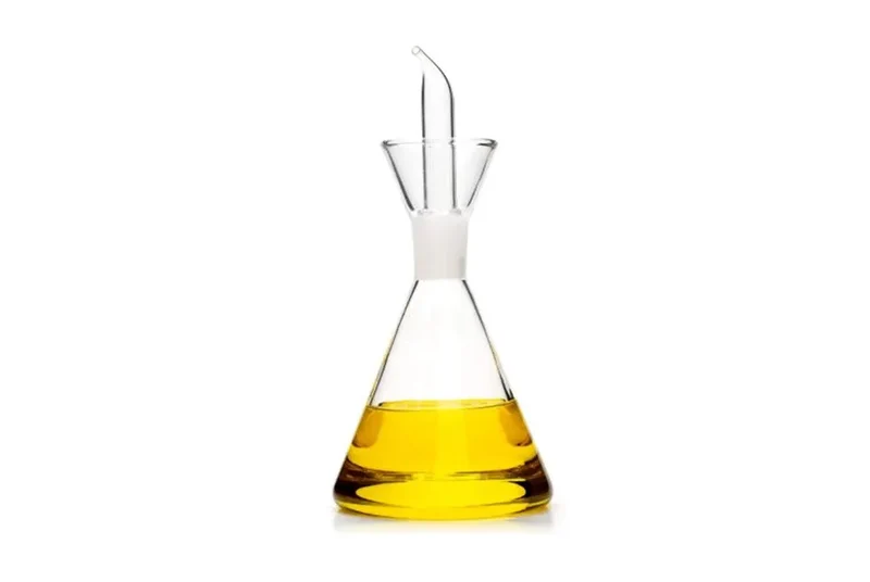 ALZA ARBEQUINA aceitera probeta cristal 250ml.