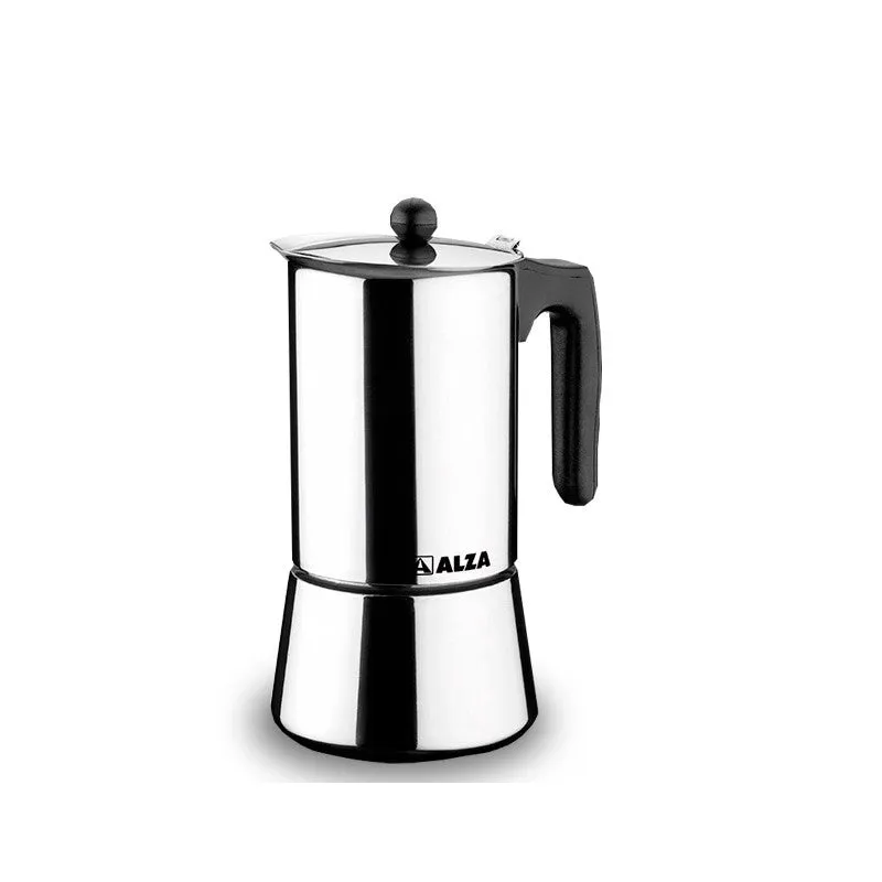 ALZA BASIC Caf. italiana inox 4 tazas
