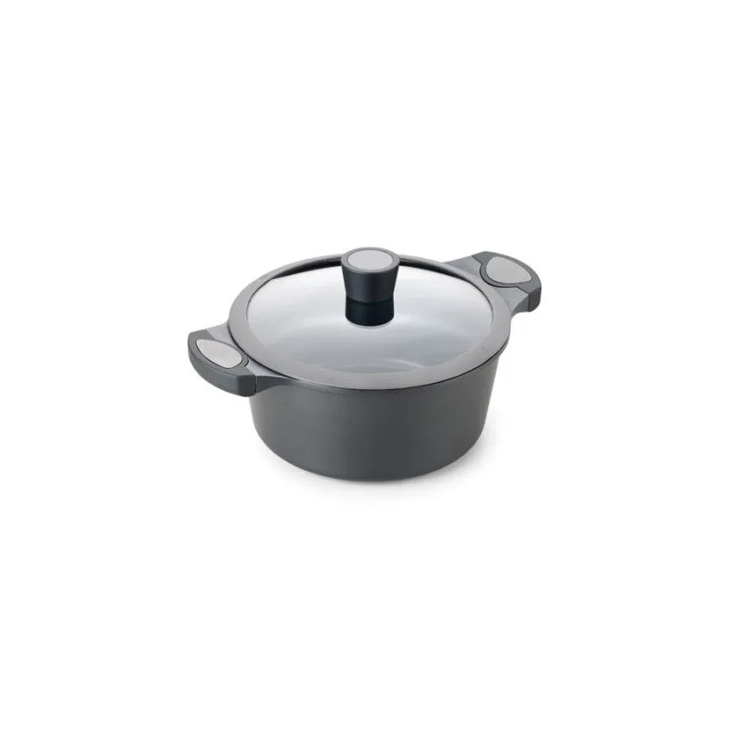 ALZA MATRIX cacerola con tapa aluminio fundido 24 cm.