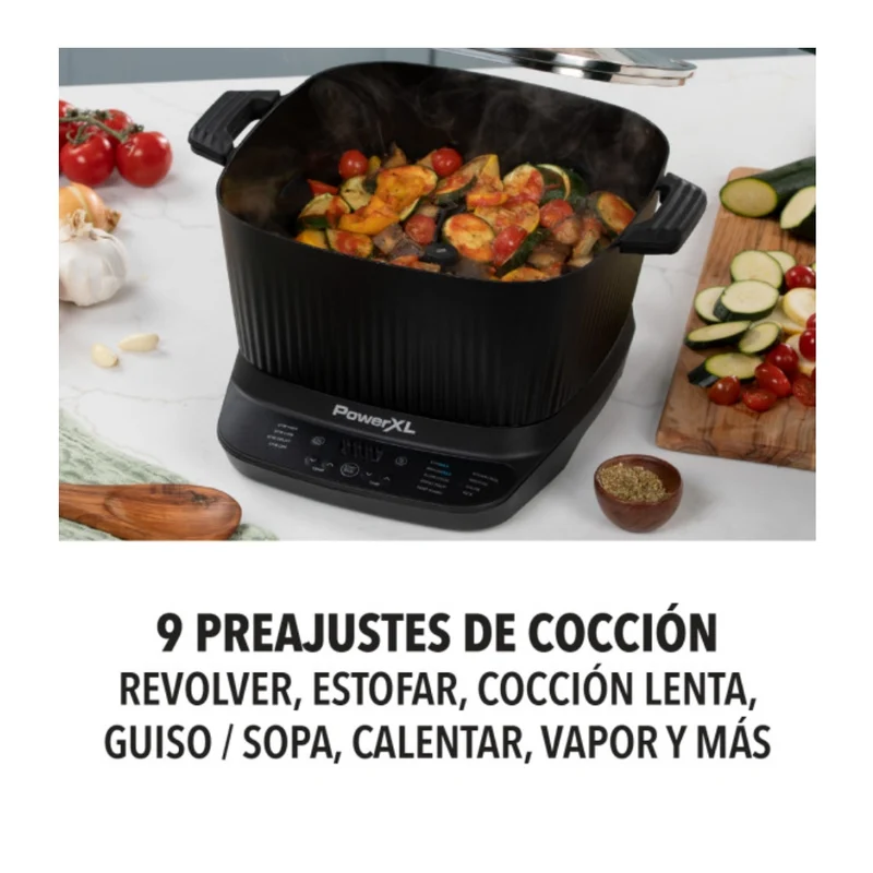 Power XL Olla Multifuncional Stirmax de 7 Litros, MC107D-1GPLA