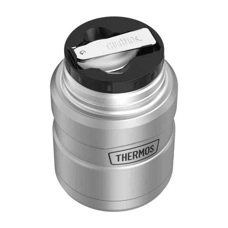 Thermos Recipiente Térmico para Alimentos con Cuchara de Acero Inoxidable, 16 Oz