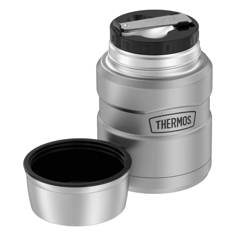Thermos Recipiente Térmico para Alimentos con Cuchara de Acero Inoxidable, 16 Oz