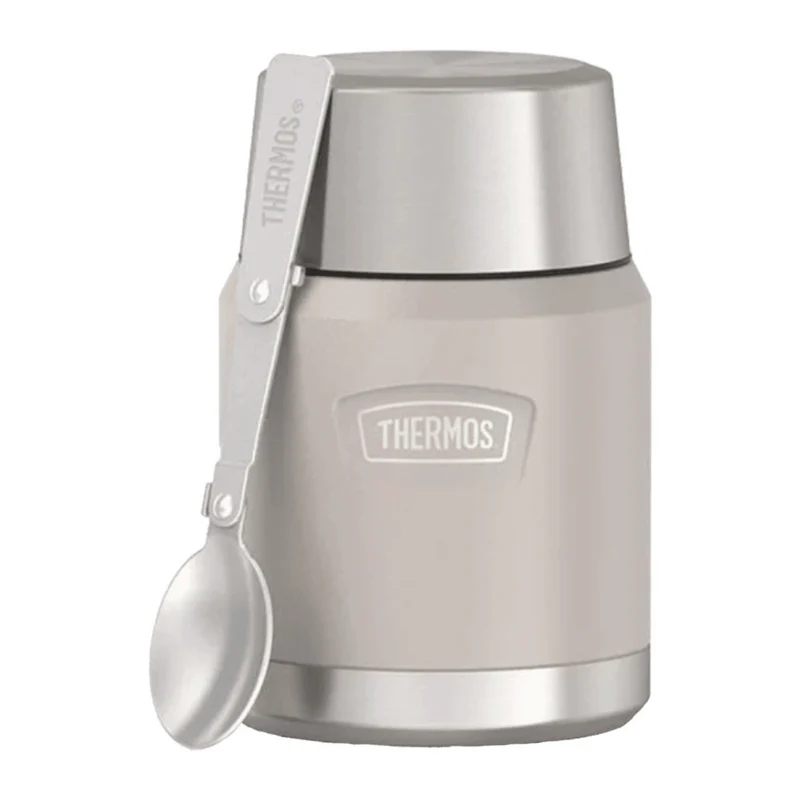 Thermos Recipiente Térmico para Alimentos con Cuchara de Acero Inoxidable, 16 Oz