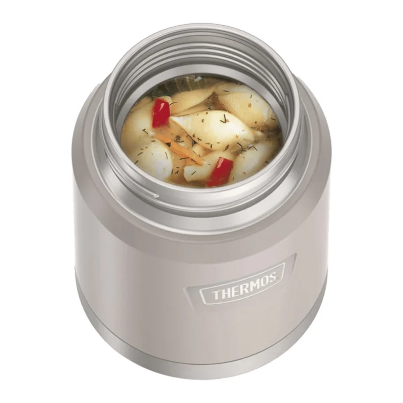 Thermos Recipiente Térmico para Alimentos con Cuchara de Acero Inoxidable, 16 Oz