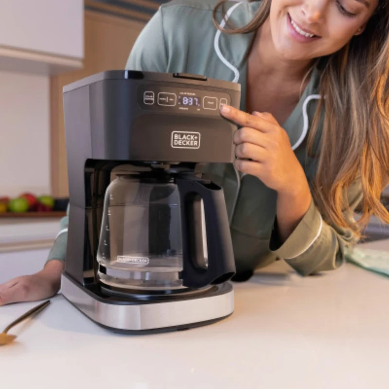 Black & Decker Cafetera Digital Programable 12 Tazas Café Craft, CM0322-0SDLA