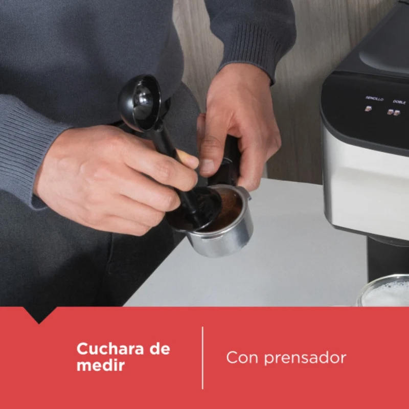 Black & Decker Máquina para Café Espresso Semiautomática, EM0412-1SDLA